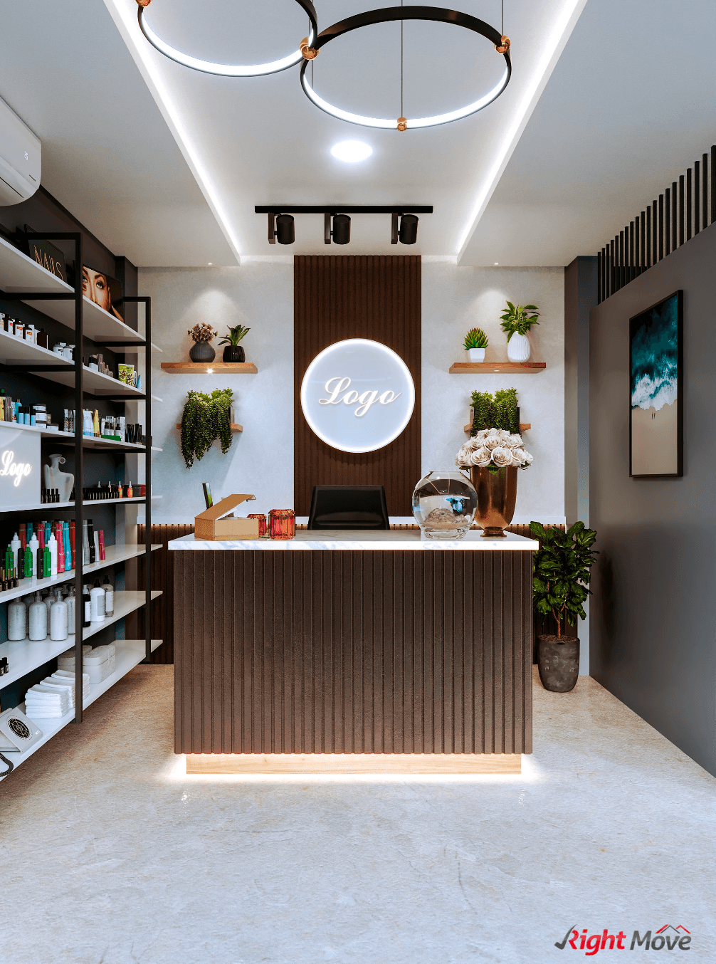 Luxury Salon Interior