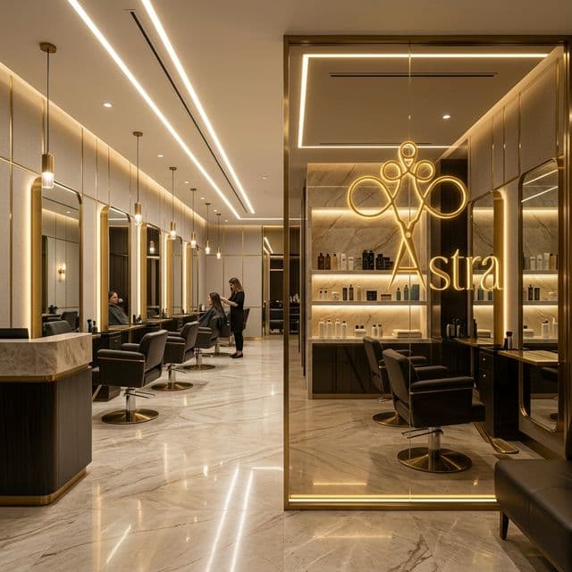 Astra Salon Interior